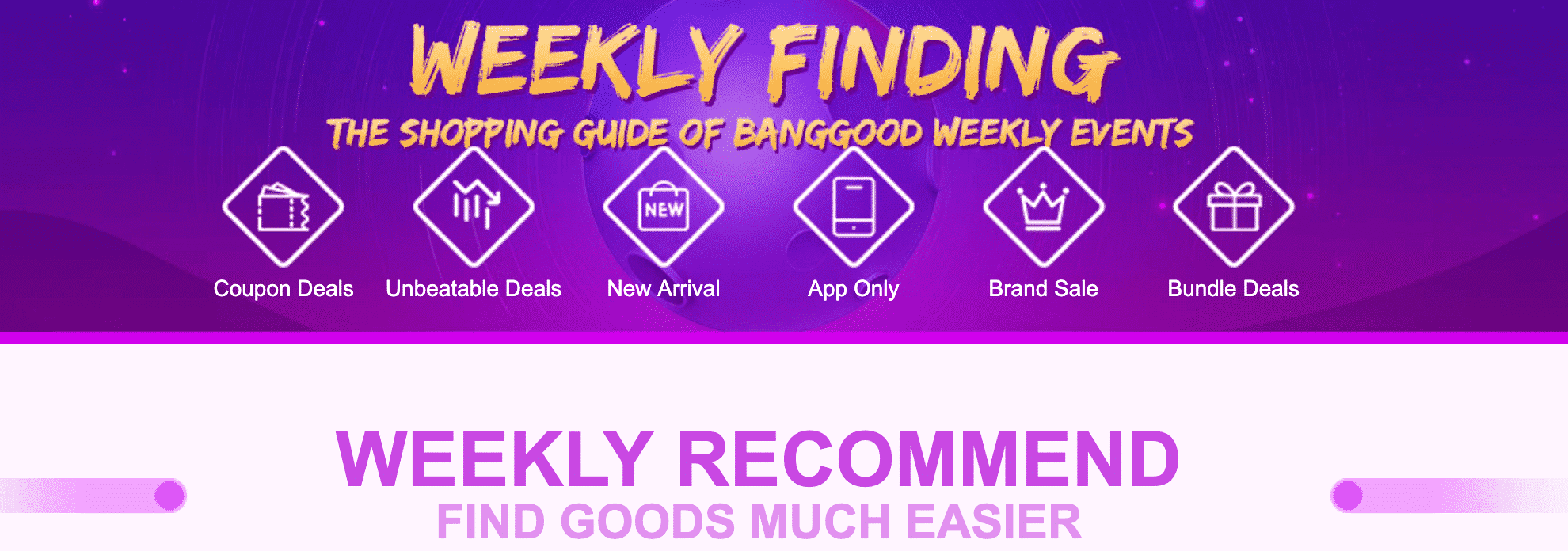 Banggood weekly deals